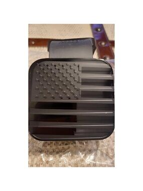 2 Inch Trailer Hitch Cover with American Flag, Metal Trailer Hitch Cover